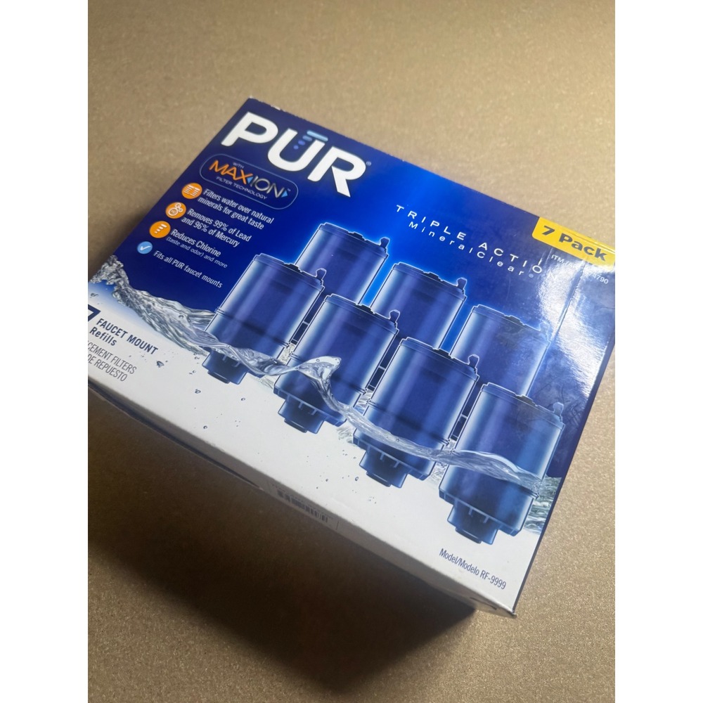 PUR Faucet Mount Water Filter Refills 5 Pack MineralClear MAXION RF-9999 Blue